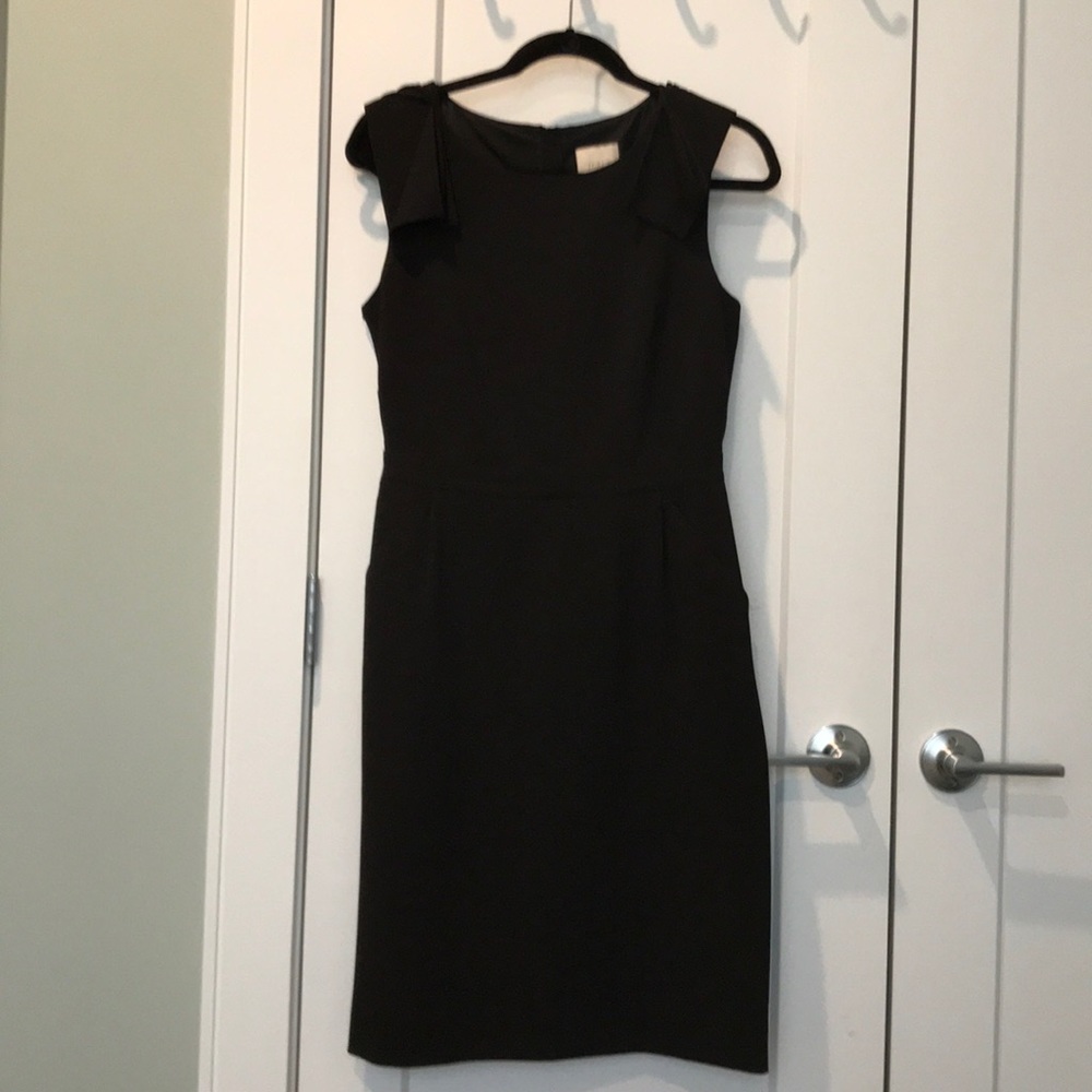 J crew black dress